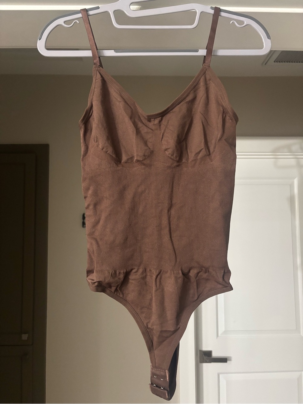 Women’s Brown Seamless Shapewear Bodysuit